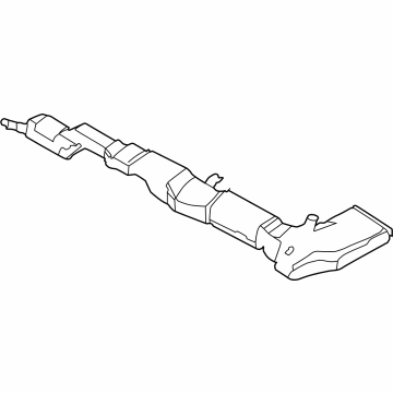 27982-6SA0A Infiniti Duct-Upper Ventilation, Rear Illustration 1 of 1
