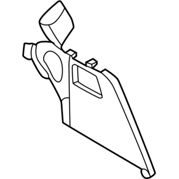 76936-7JA0A Infiniti GARNISH-BACK PILLAR,RH Illustration 1 of 1