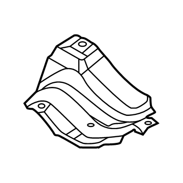 2024 Infiniti QX60 Exhaust Heat Shield - 74753-6SA0A