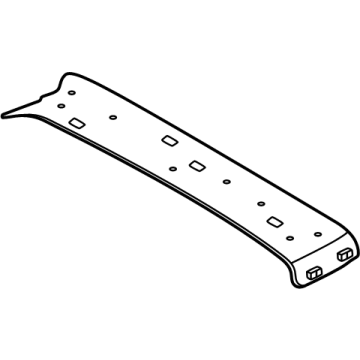 73966-7JA0A Infiniti GARNISH ASSY-ROOF,REAR Illustration 1 of 1