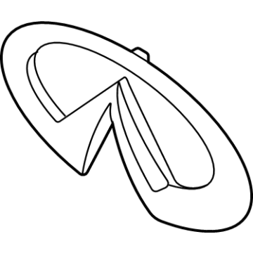 62890-7JA0A Infiniti EMBLEM-FRONT Illustration 1 of 1