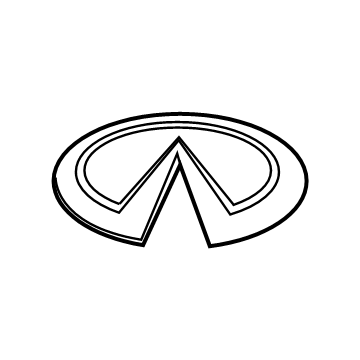 2024 Infiniti QX60 Emblem - 84890-6SA0A