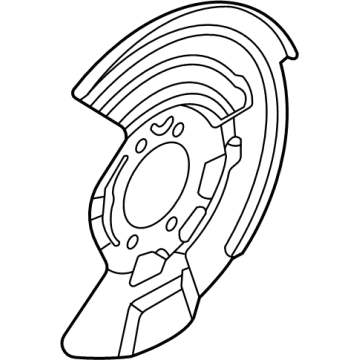 2025 Infiniti QX60 Brake Dust Shields - 41151-6SA0A