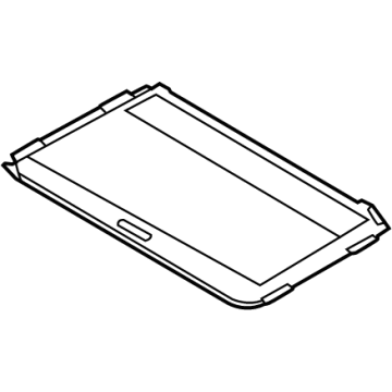 91250-5VG0A Infiniti Sunroof Shade Assembly Illustration 1 of 1