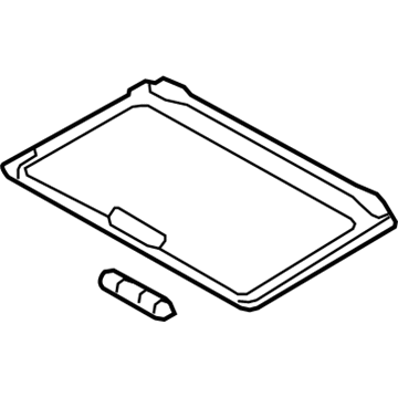 91250-3WJ3A Infiniti Sunroof Shade Assembly Illustration 1 of 1