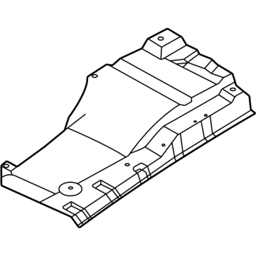 74757-6SA3A Infiniti HEAT INSULATOR-FRONT FLOOR Illustration 1 of 1