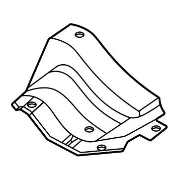 74753-6SA3A Infiniti HEAT INSULATOR-FRONT FLOOR Illustration 1 of 1