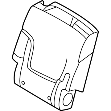Infiniti 88611-7JA2A PAD ASSY-BACK REAR SEAT RH 88611-7JA2A Infiniti PAD ASSY-BACK REAR SEAT RH Illustration 1 of 1