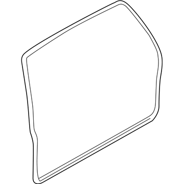 K0832-0W000 Infiniti WTHRSTRP Bk Dr Illustration 1 of 1