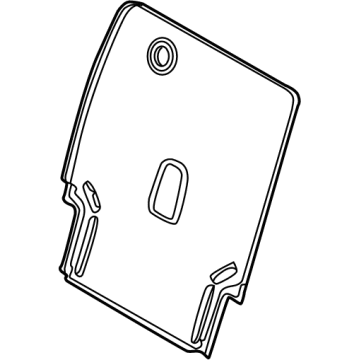 Infiniti 88716-6TA1A BOARD ASSY-REAR SEAT BACK 88716-6TA1A Infiniti BOARD ASSY-REAR SEAT BACK Illustration 1 of 1