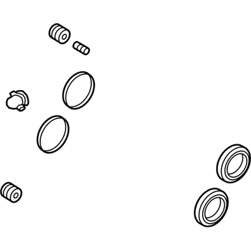 2025 Infiniti QX50 Brake Caliper Repair Kit - D1120-5NA0B