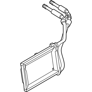 27140-7JA0A Infiniti CORE ASSY-FRONT HEATER Illustration 1 of 1