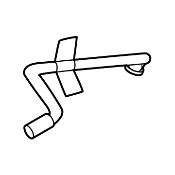92590-7JA0A Infiniti Hose-Drain Illustration 1 of 1