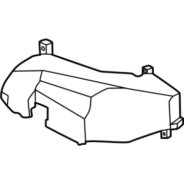 27125-7JA0A Infiniti DUCT-FOOT Illustration 1 of 1