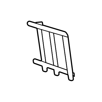 85058-7JA0A Infiniti FRAME-REAR BUMPER SIDE,RH Illustration 1 of 1