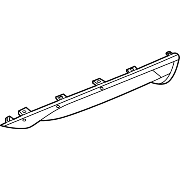 85086-7JA0B Infiniti MOULDING-REAR BUMPER LOWER,RH Illustration 1 of 1