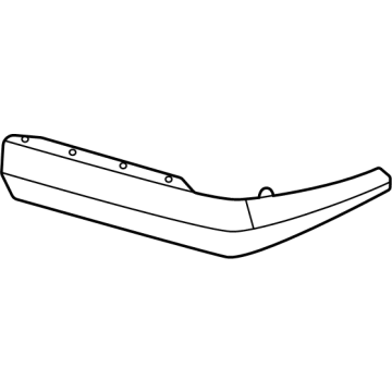 Infiniti 85074-7JA0A MOULDING-REAR BUMPER,RH 85074-7JA0A Infiniti MOULDING-REAR BUMPER,RH Illustration 1 of 1