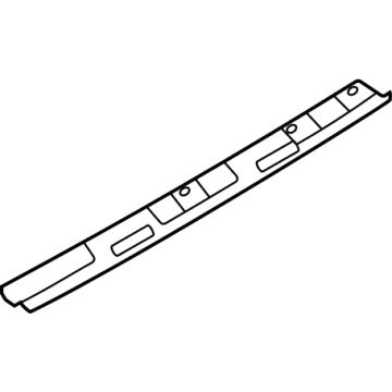 85042-7JA0A Infiniti BRACKET-REAR BUMPER,CENTER Illustration 1 of 1