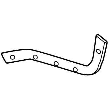 85220-7JA0A Infiniti BRACKET-REAR BUMPER SIDE,RH Illustration 1 of 1