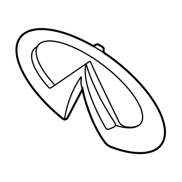 2024 Infiniti QX60 Emblem - 62890-6SA0A