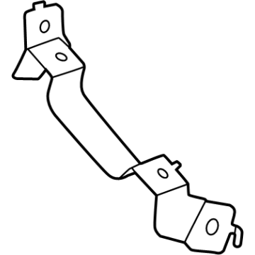 28164-7JA0B Infiniti BRACKET-REAR SPEAKER,RH Illustration 1 of 1