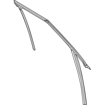 80330-7JA0A Infiniti GLASS RUN RUBBER-FRONT DOOR,RH Illustration 1 of 1