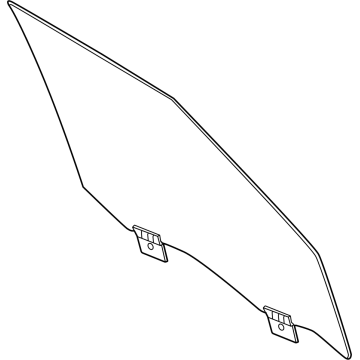 80300-7JA0A Infiniti GLASS ASSY-FRONT DOOR WINDOW,RH Illustration 1 of 1