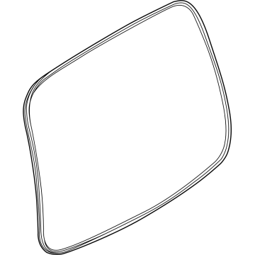 90832-7JA0A Infiniti WEATHERSTRIP-BACK DOOR OPENING Illustration 1 of 1