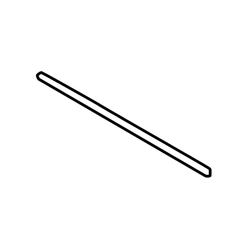 65810-7JA0A Infiniti SEAL-HOOD Illustration 1 of 1