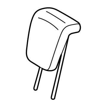 86480-7JA0A Infiniti HEADREST ASSY-3RD SEAT Illustration 1 of 1