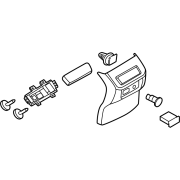 96930-7JA0A Infiniti Console Box Finisher Illustration 1 of 1