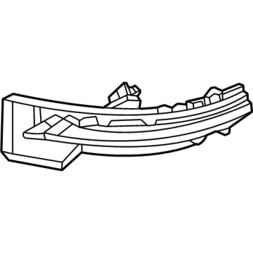 26160-7JA0A Infiniti TURN SIGNAL LAMP ASSY-SIDE,RH Illustration 1 of 1