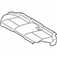 Infiniti 88320-6HJ0D Rear Seat Cushion Trim Assembly