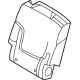 Infiniti 88611-7JA2C PAD ASSY-BACK REAR SEAT RH