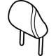 Infiniti 86400-5NB1A Front Headrest Infiniti 86400-5NB1A Front Headrest
