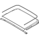 Infiniti 91604-7JA0A GLASS ASSY-SUNROOF,REAR Infiniti 91604-7JA0A GLASS ASSY-SUNROOF,REAR