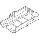 Infiniti 64866-7JA0A BRACKET-BATTERY MOUNTING