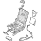 Infiniti 88010-7JA6C FRAME ASSY-2ND SEAT,RH