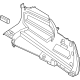 Infiniti 84952-7JA0B FINISHER-LUGGAGE SIDE LOWER,REAR RH