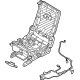 Infiniti 88010-7JA2E FRAME ASSY-2ND SEAT,RH