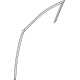 Infiniti 80330-6TA0B GLASS RUN RUBBER-FRONT DOOR,RH Infiniti 80330-6TA0B GLASS RUN RUBBER-FRONT DOOR,RH