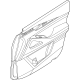 Infiniti 80901-6SA0B FINSHER ASSY FRONT DOOR LH