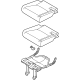 Infiniti 89300-7JA0A CUSHION ASSY-3RD SEAT RH