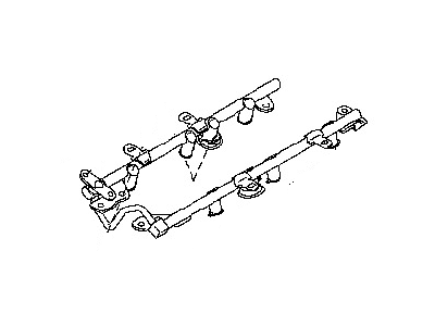 2015 Infiniti QX70 Fuel Rail - 17521-EY00A