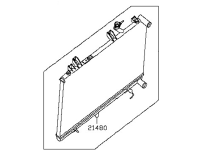 Infiniti 21460-3JA0E Radiator Assembly