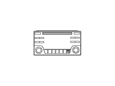 Infiniti 28185-0J200 Radio W/CD