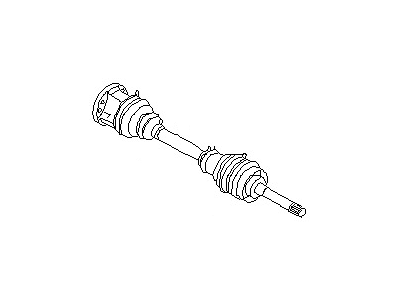 Infiniti 39100-7S000 Shaft Assembly-Front Drive,R