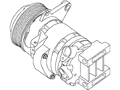 Infiniti 92600-3JV0A Compressor Assy-Cooler