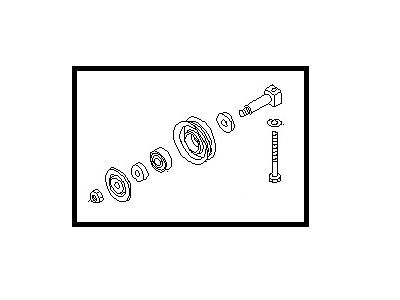 1993 Infiniti J30 A/C Idler Pulley - 11925-42L01