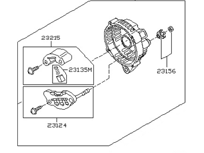 Infiniti M56 Alternator Case Kit - 23127-JK01B